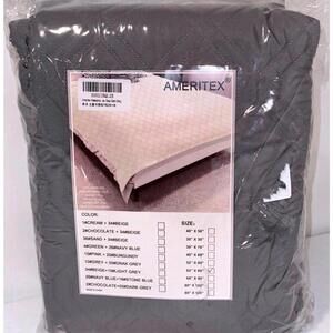 Ameritex Quilted Pet Blanket Sofa Cover 30" X 70" Stone Blue